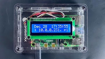 ProtoStax Raspberry Pi Enclosure with I2C LCD Display