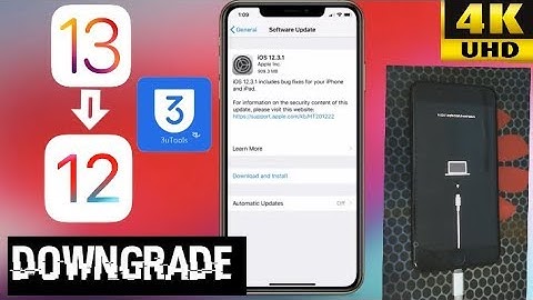 How to Downgrade IOS 13 beta to 12.3.1