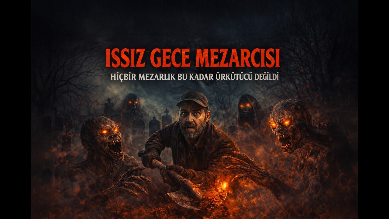 Issız Gece Mezarcısının Gece Mezarlıkta Görünmeyen Varlıklarla Yaşadığı Korkunç Olaylar