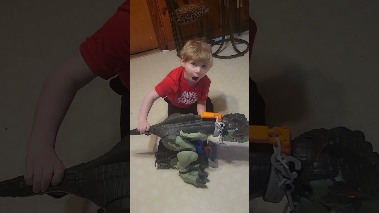 Mattel Imaginext Mega Stomp and Rumble Giga Dino mega tall review