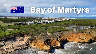 Bay of Martyrs: Aerial Elegance on the Great Ocean Road  Shot with DJI Mini 3 Pro #travel #capcut