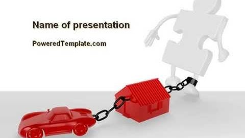 Bank Loans PowerPoint Template by PoweredTemplate.com