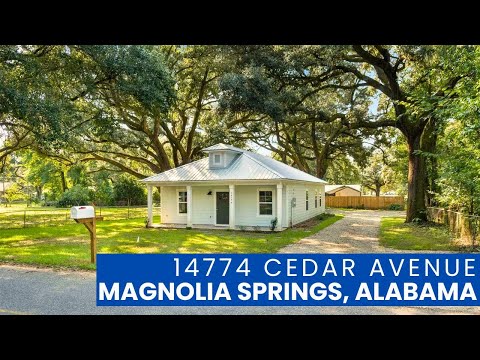14774 Cedar Street, Magnolia Springs, AL home video tour
