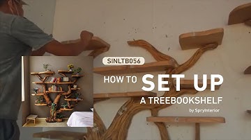 Bookcase Tree Assembly | Building Tree Shaped Bookshelf | 2025 Best Seller