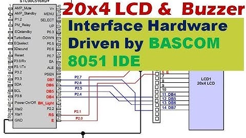 OFW Profile | Episode#8 20x4 LCD & Buzzer Hardware Interface driven by BASCOM 8051 IDE |  MCU