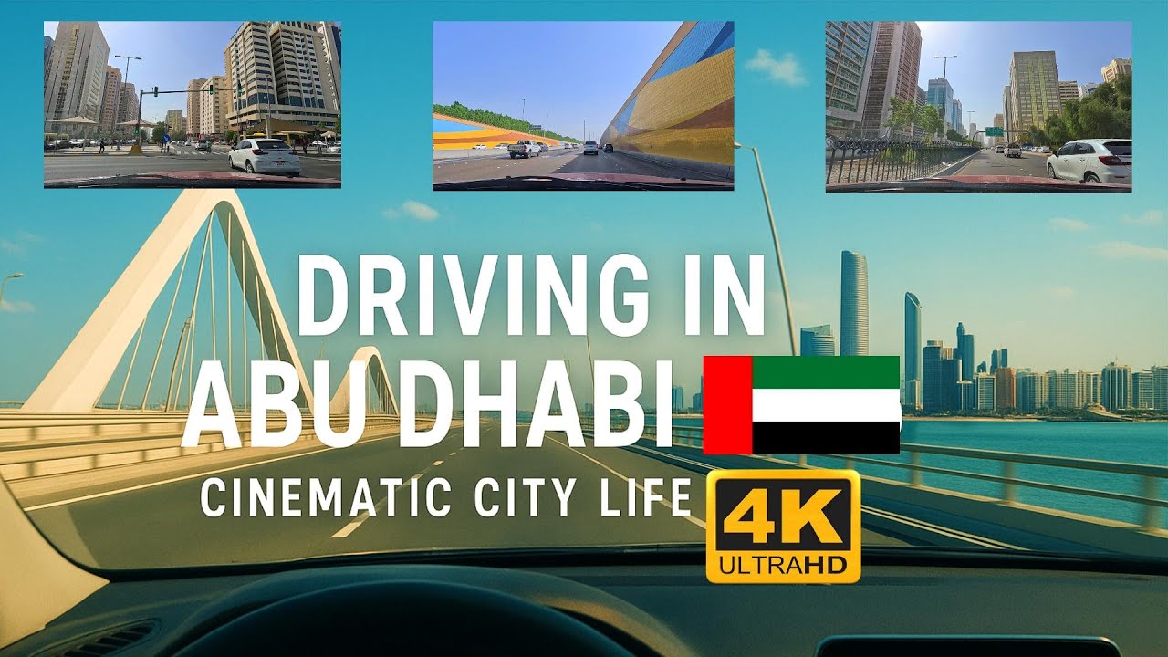 ABU DHABI CITY DRIVING in 4K | Stunning UAE Urban Drive 2025