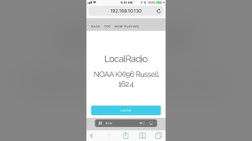 LocalRadio - RTL-SDR Software for macOS - Demo on iPhone