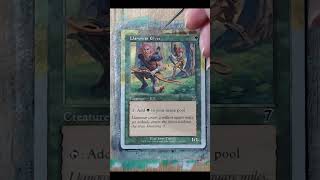 Mtg Altered Art - Llanowar Elves - Floating Border