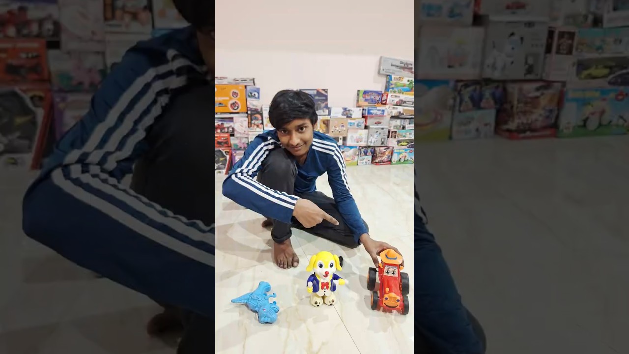 Remote control 2ta animals Dog baby unboxing Tractor 🚜