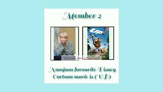 BTS Members favourite Disney movie #jungkook #jhope #rm #jin #taehyung #suga #jimin #bts #btsarmy