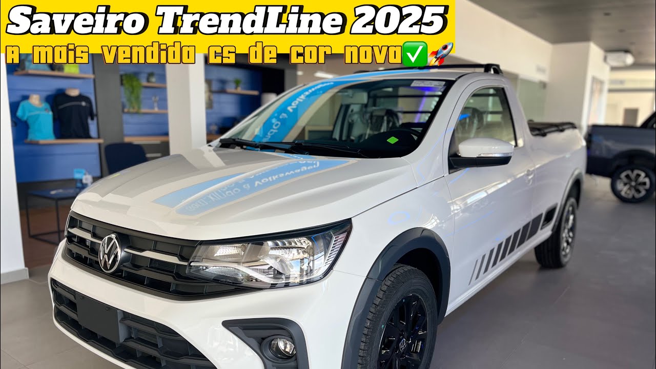 Saveiro TrendLine 2025 de cor Nova ! Melhor CS da categoria 🚀