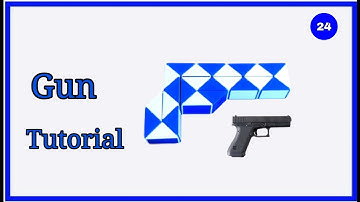 How to Make Gun with  Snake Cube/ Rubik
