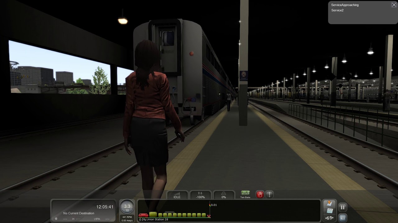 Amtrak 6 Chicago-Montgomery, IL Train Simulator 2021