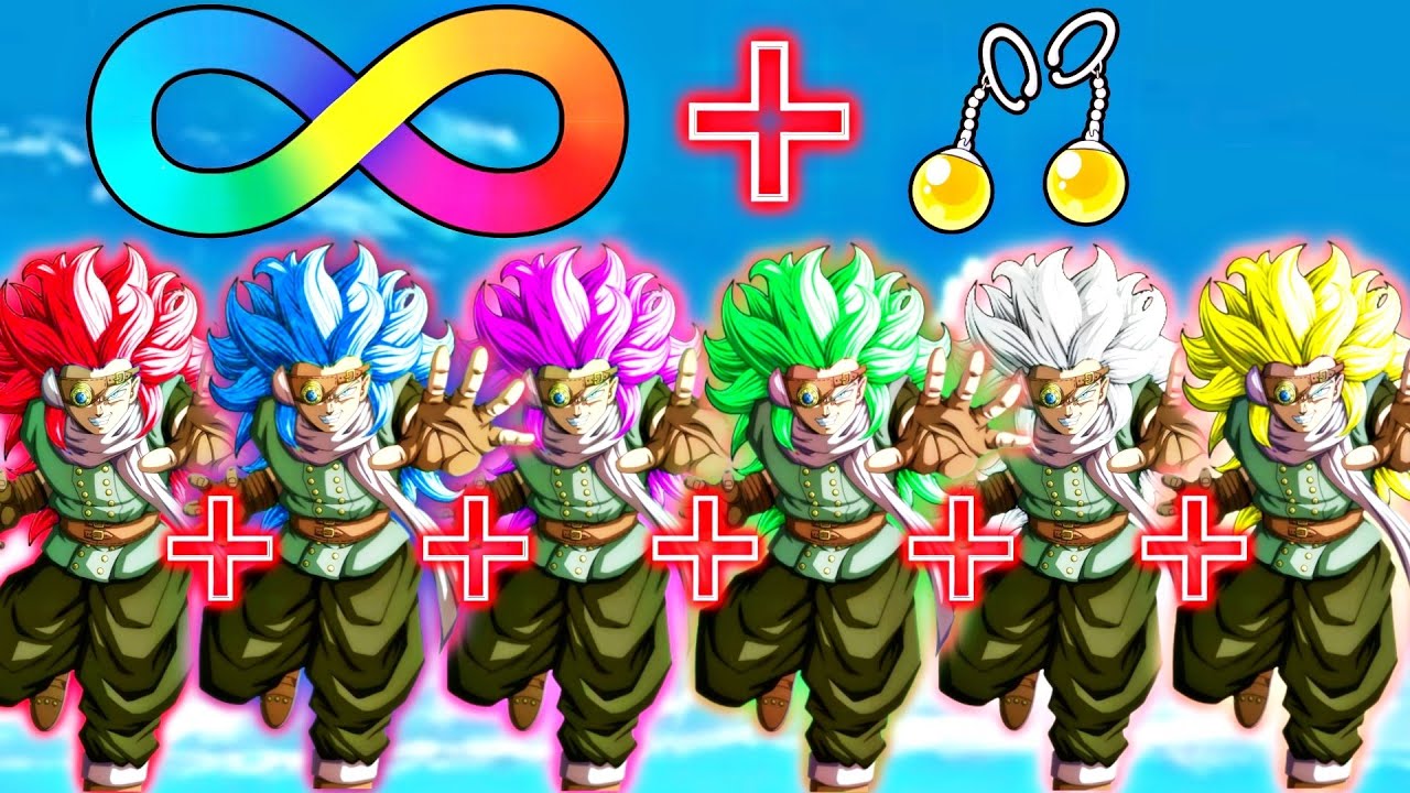 Granola + God + Blue + Ego + FullP + Mui + Ssj3 + Rainbow Infinity