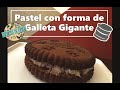 Pastel con forma de ¡Galleta Gigante!🍪 | Cocinemos en Familia