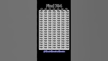 IQ Numbers Challenge! Go! #shorts