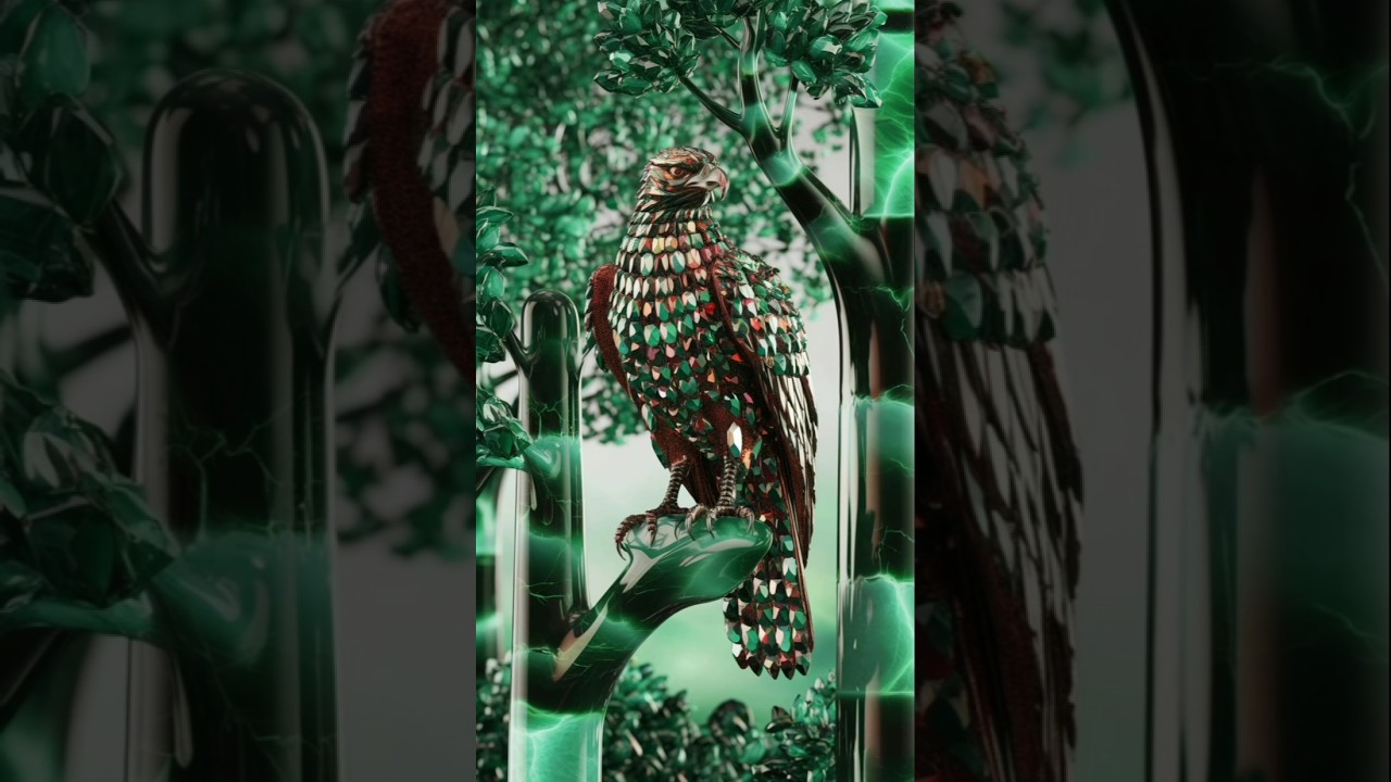 Birds + Shiny Eye Catching Gems