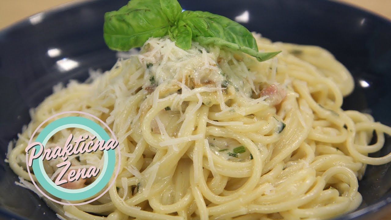 Praktična žena - Špagete karbonara