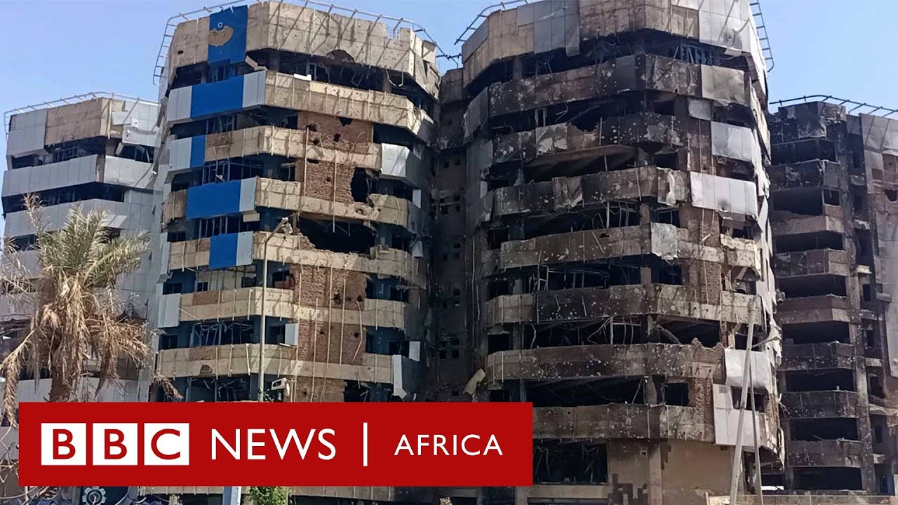 Inside the city left in ruins after two years of war - BBC Africa