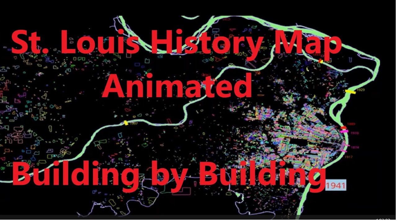 Complete St. Louis History through maps: 1800-2020 Ollie Bye Style animated map