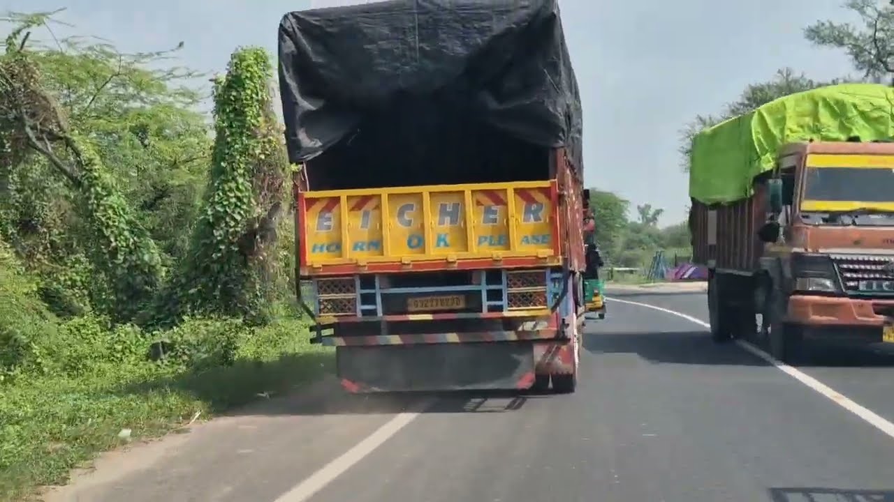 Nh68 road trip || gujarat stets road || traj Road || mater to kheda Road || NH68  india highway