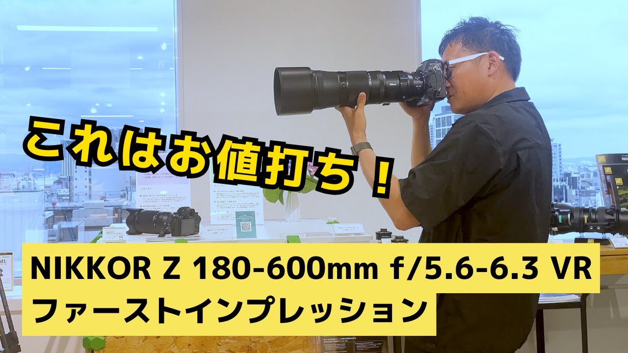 気になる 超望遠レンズ NIKKOR Z 180-600mm f/5.6-6.3 VR ファースト