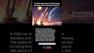 S-400’s Big Brother S-500 | Is India Buying the ‘Space Hunter’ Air Defence? #todaynews #news