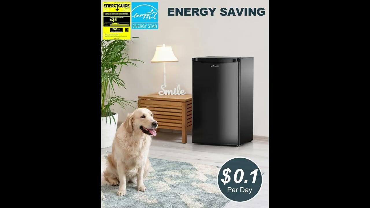 Review: Mini Fridge with Freezer – Compact Refrigerator for Bedroom, Dorm, Office & Apartment.