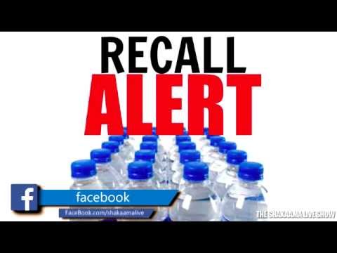 BOTTLED WATER RECALL Name Brands Named E-Coli Contamination