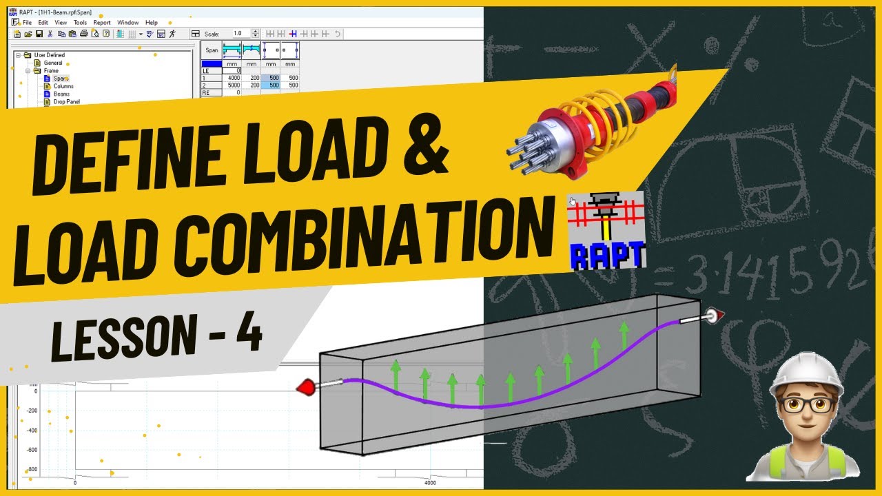Define Load Case & Load Combination in RAPT Tutorials Step by Step ...