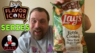 Lay's Icons: New York Style Pizza Grimaldi's Kettle Cooked REVIEW screenshot 2