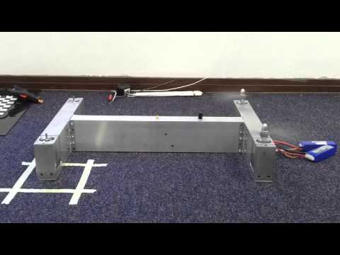 Quadrotor - 1 DOF thrust vectoring - Experiment 1 - Thrust