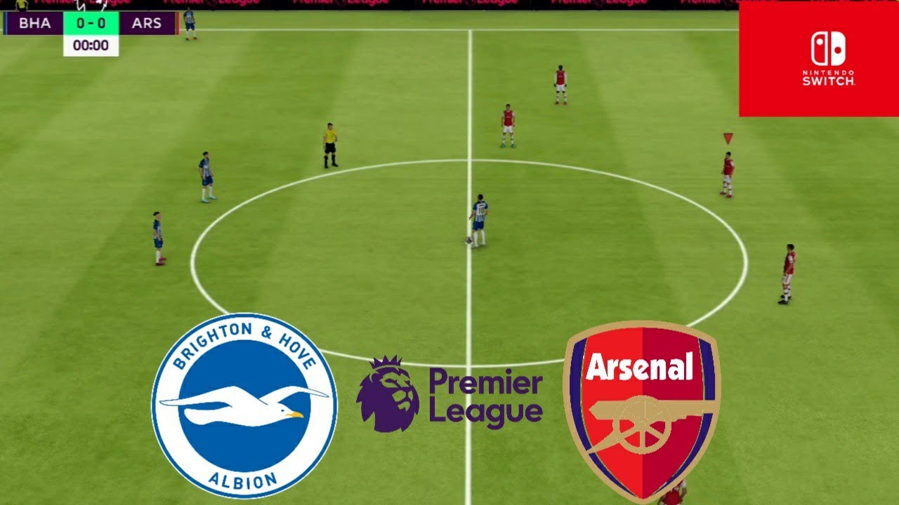 Play FIFA 20 on nintendo switch - Brighton v Arsenal - YouTube