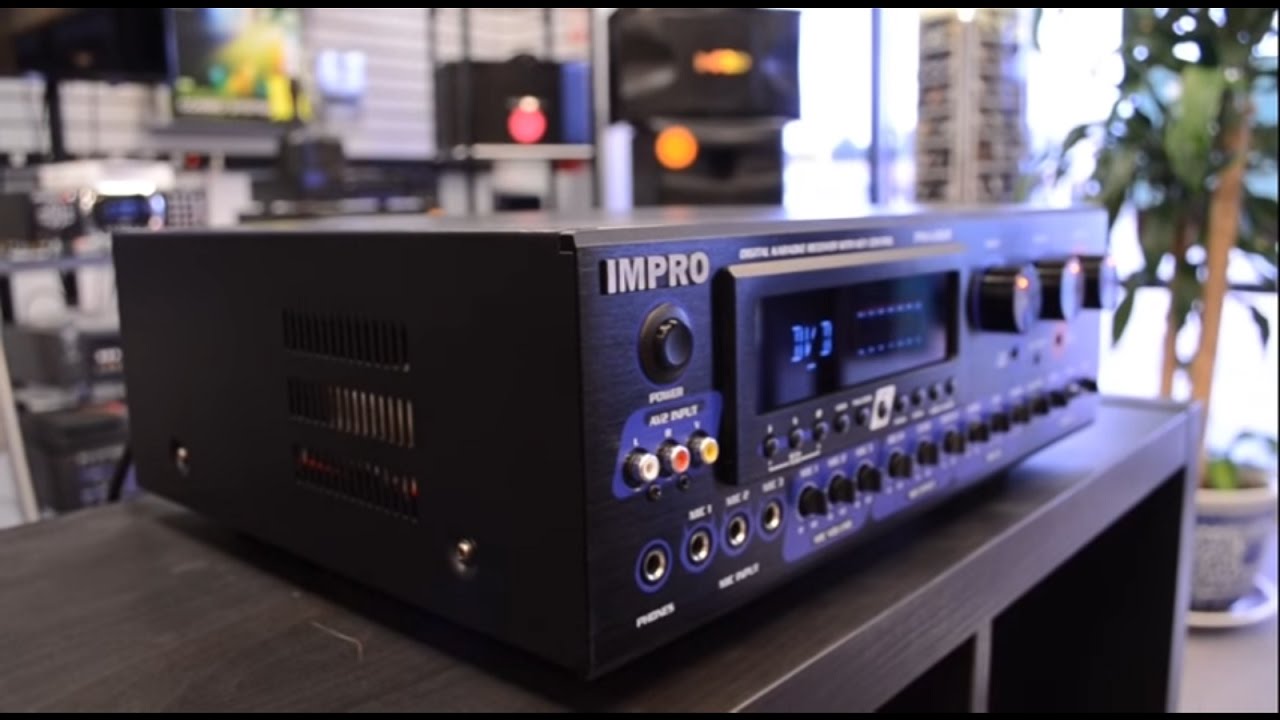 Impro PMA6808 Karaoke Mixer Amplifier 600W YouTube