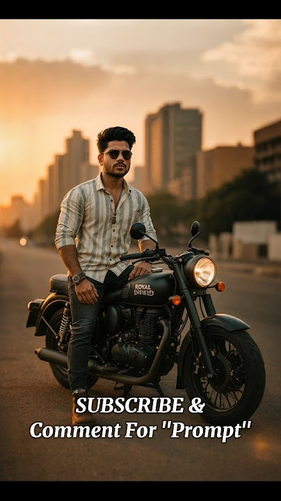 Royal Enfield bike Photo Editing using Ai 🤯 #aigenerated #ai  #chatgpt #ytshorts #bullet