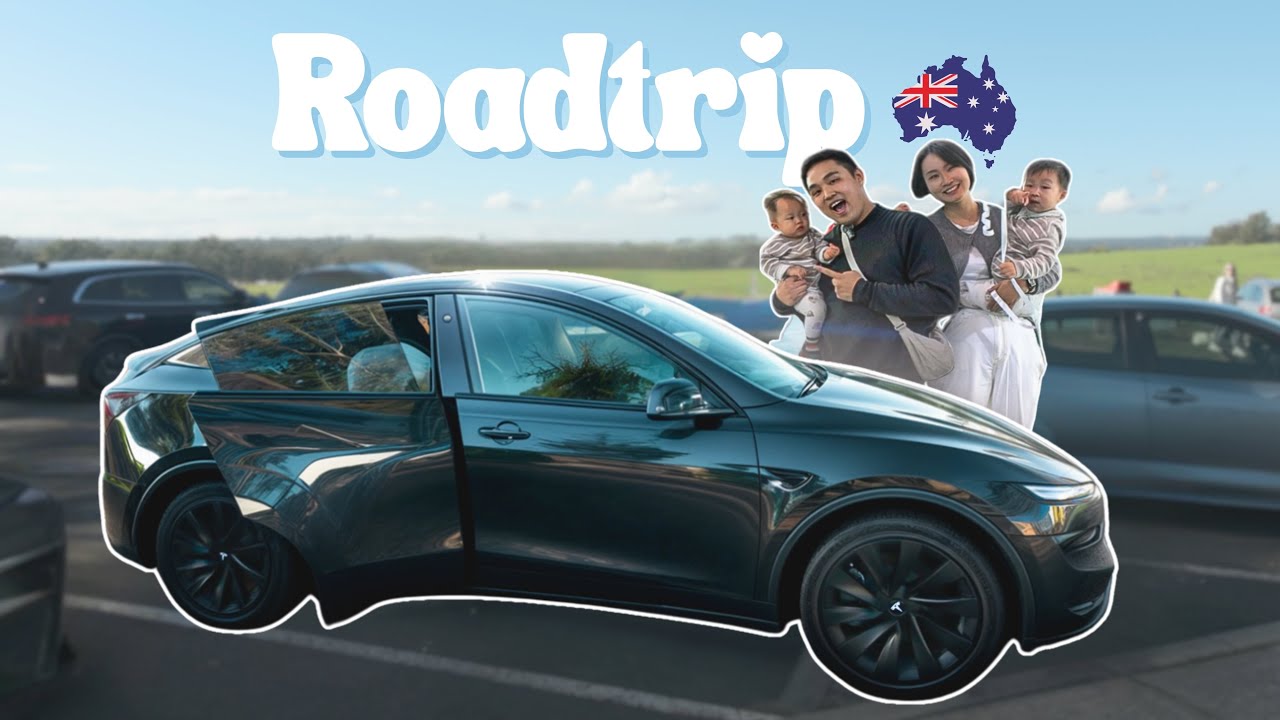 Обзор поездки на Tesla Model Y Juniper на 600 км | Семейный видеоблог об электромобилях⚡🚘