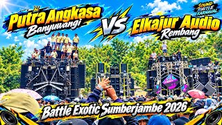Battle Sound Banyuwangi vs Rembang ‼️ PUTRA ANGKASA x ELKAJUR AUDIO 🔥 Sumberjambe Jadi saksi 😱