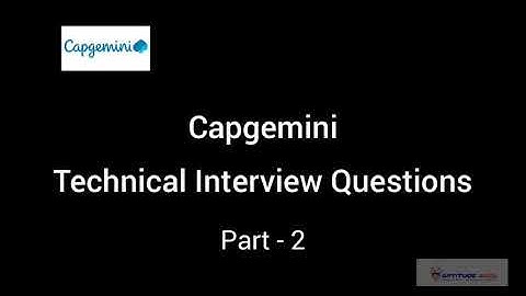 Capgemini Technical Interview Questions | June 2021 | Part - 2