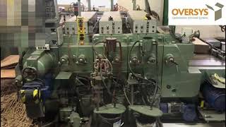 VIDEO OVERSYS U51771019 GANDOSSI & FOSSATI GDM/200/F 3 COLOR ROTARY DIE CUTTER