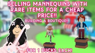 Rare Items In The Mannequin For The Cheapest Price Ever Building My Boutique In Adopt Me