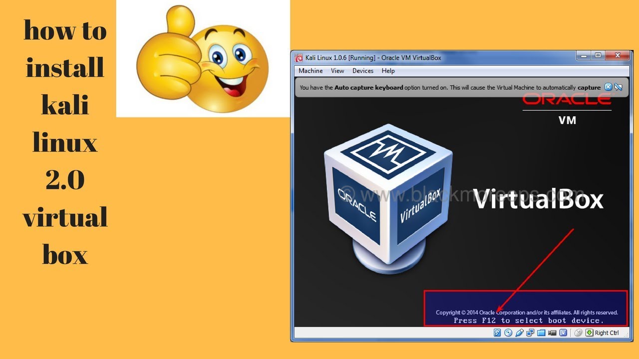 how to install kali linux 2 0 in virtualbox windows 10 - YouTube