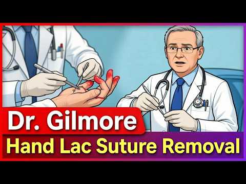 Hand Lac Suture Removal by Dr Gonzo, More Houston Rain