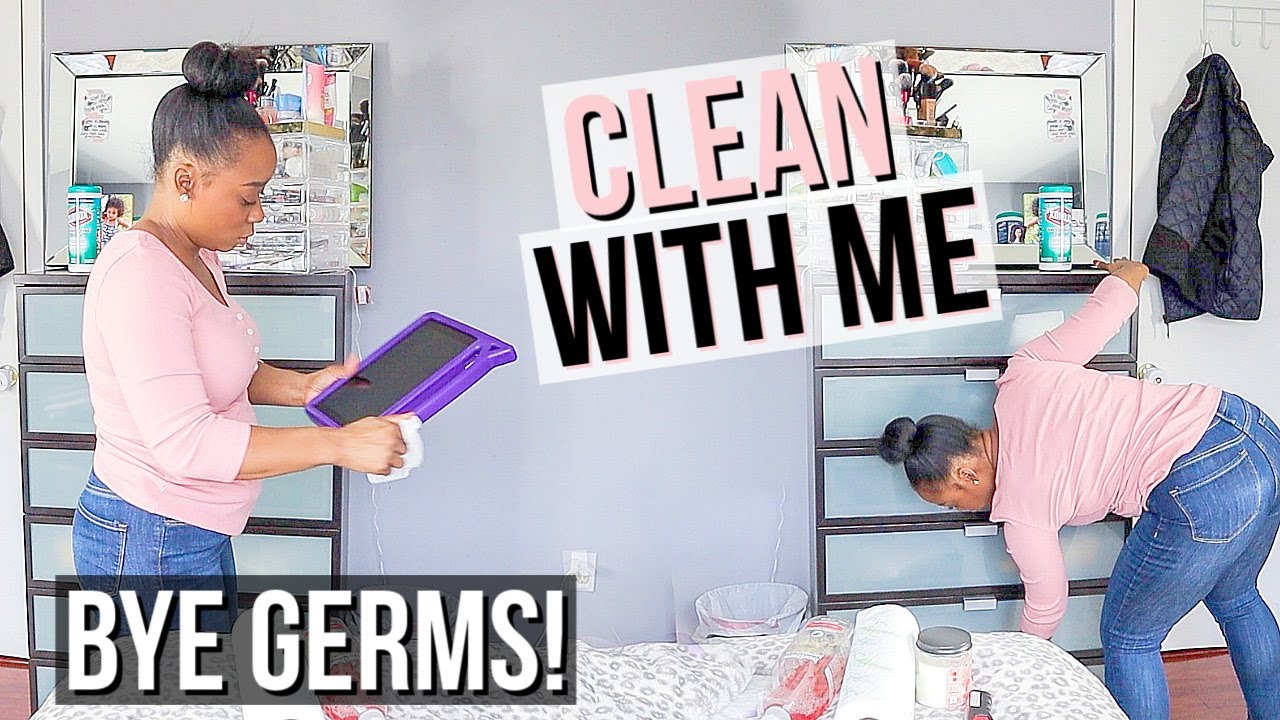 CLEAN WITH ME WINTER 2020 COLD & FLU SEASON CLEANING MOTIVATION! POST SICK SANITIZE & CLEAN WITH ME