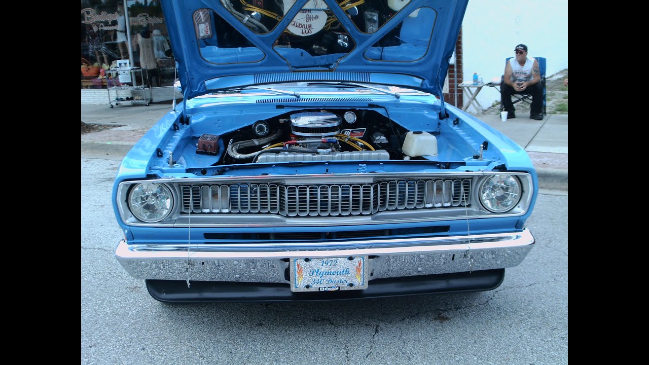 1972 plymouth duster six shooter bluwht nsmyrna080914 youtube