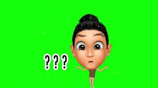 Confused Animated green screen video for Youtubers copyright free