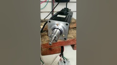 TEST RUN - Yaskawa AC Servo Motor - SGMAH-08A1A4D