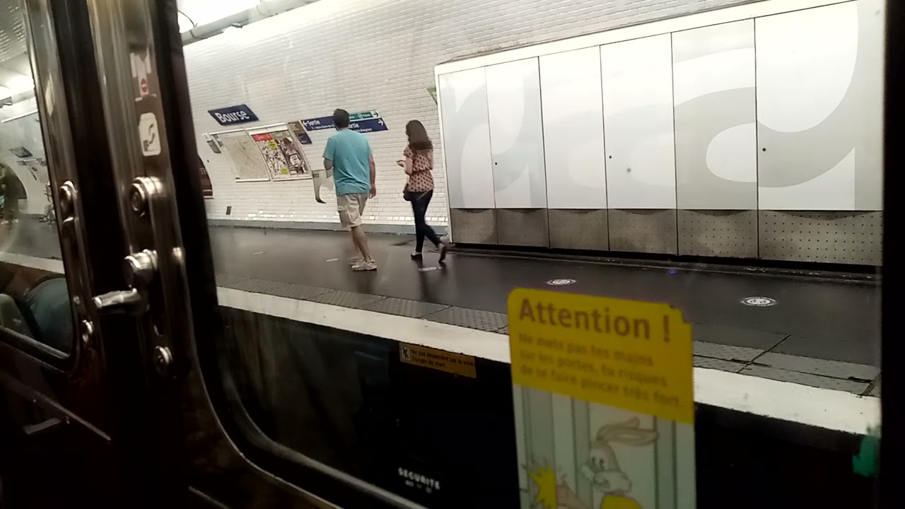 [Paris] Ligne 3 MF67 Trajet de République a Saint Lazare