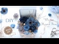 【100均DIY】インテリアフラワーボックスの作り方。冬のフラワーアレンジメント。Winter Flower Box