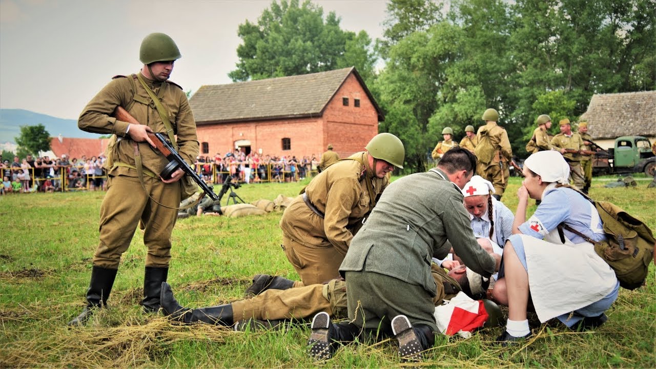 Rekonštrukcia bojov 2 sv. Vojny Agrokomplex Nitra 26.5.2018. World War ll.