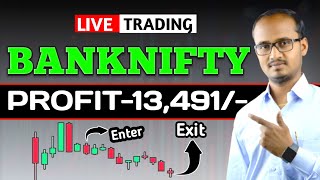 Banknifty Live Trading / Profit 13.4K+ / 21-12-2023